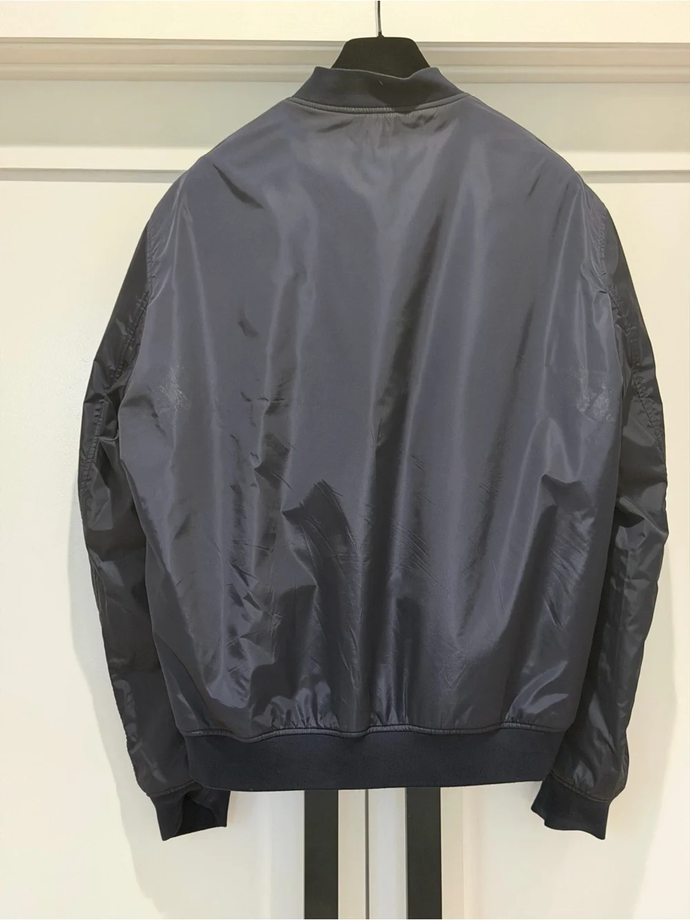 Gucci Reversible Navy Monogram Bomber Jacket